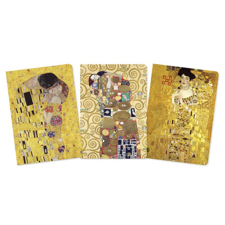 Gustav Klimt: Set of 3 Standard Notebooks