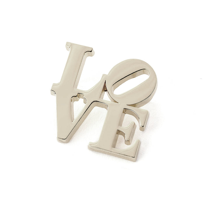 Robert Indiana 'LOVE' Lapel Pin - Gold