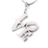 Robert Indiana 'LOVE' Keychain