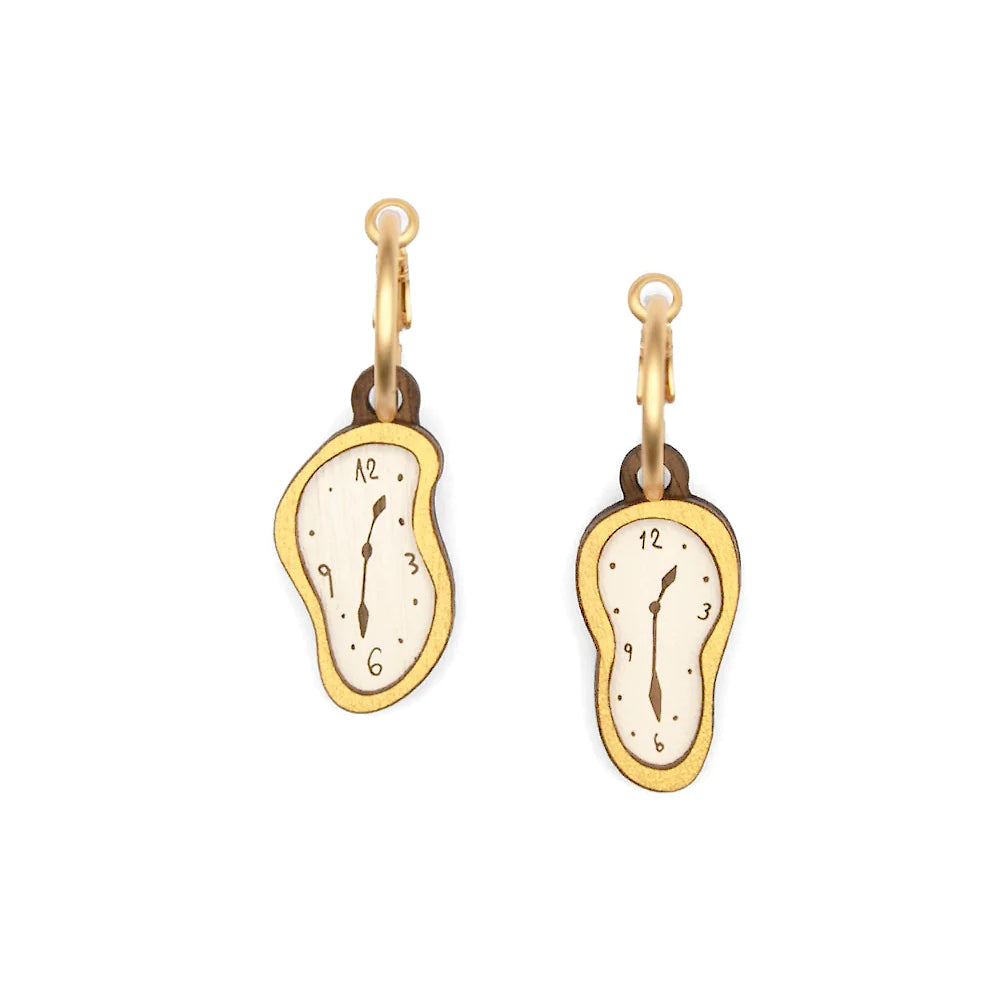 Soft Clocks Dangle Earrings