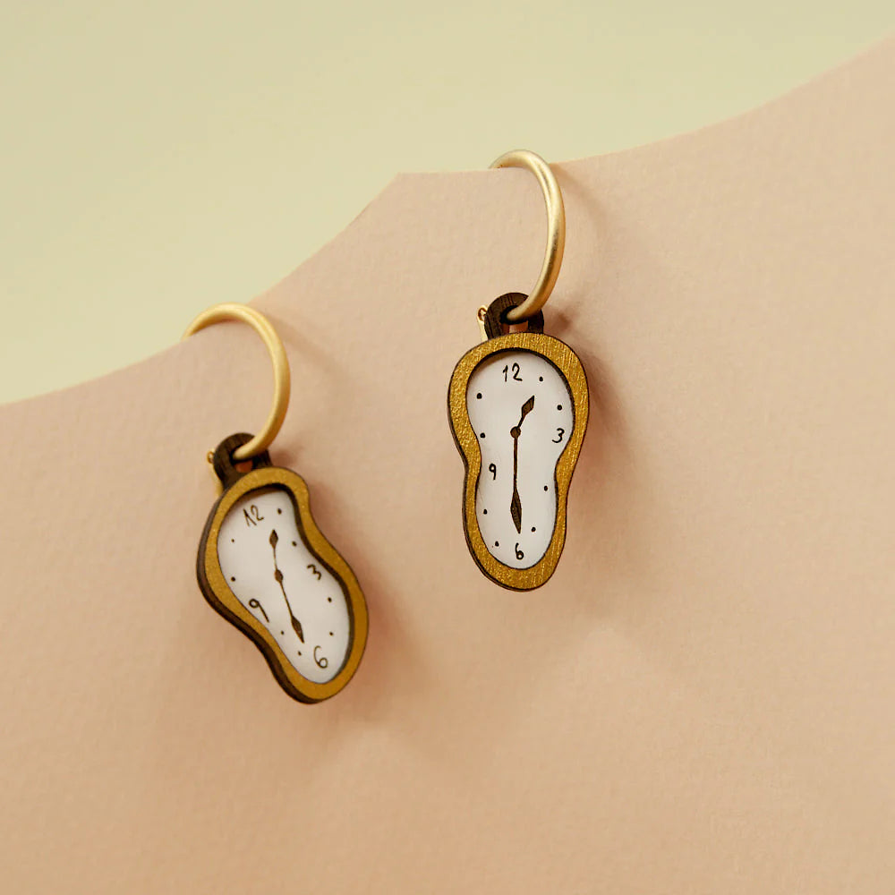 Soft Clocks Dangle Earrings