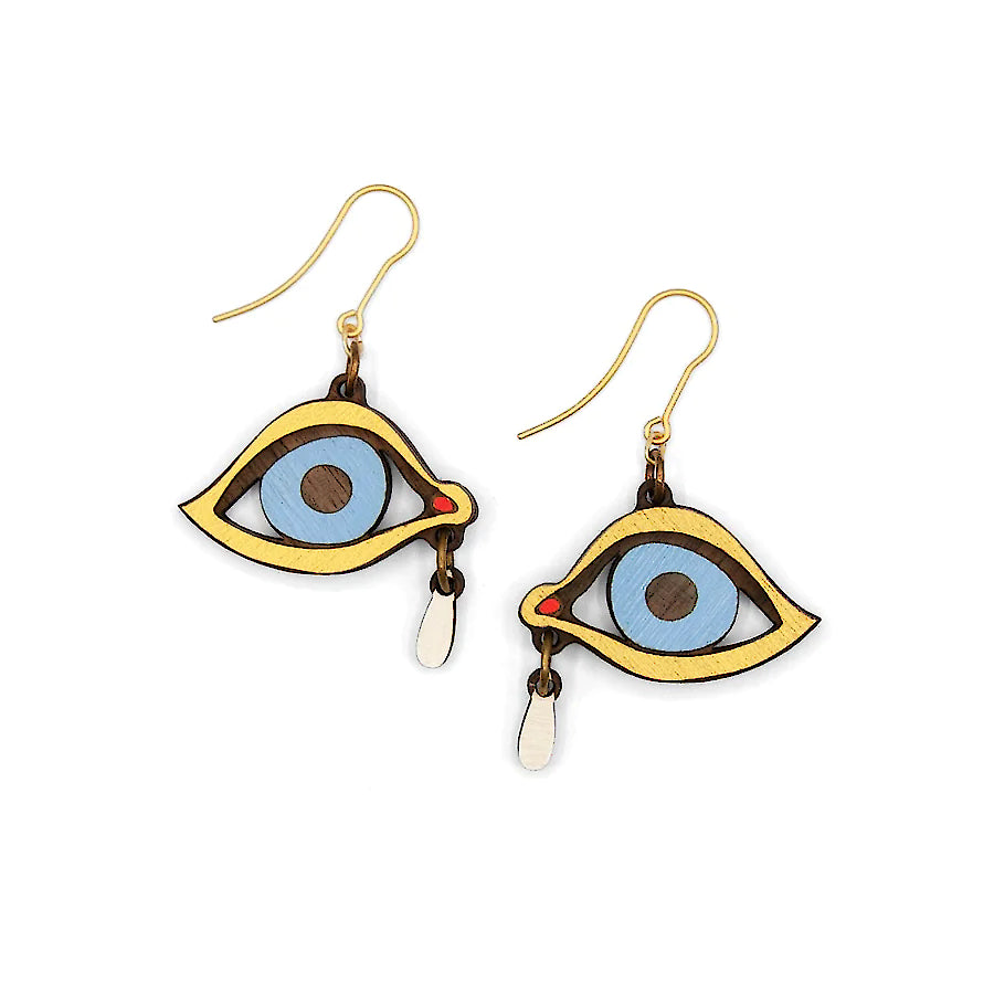 Eye With a Tear Earrings