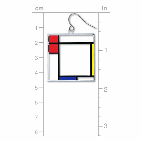 Mondrian Composition Earrings