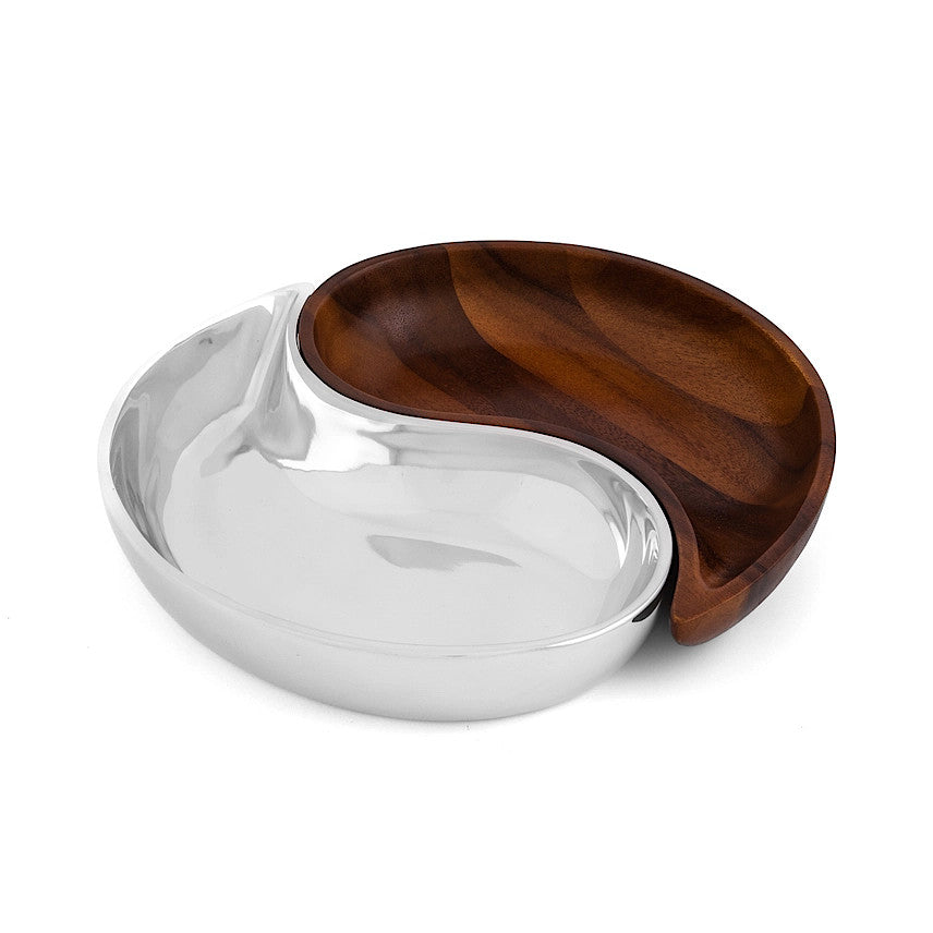 Nambé Yin Yang Tray