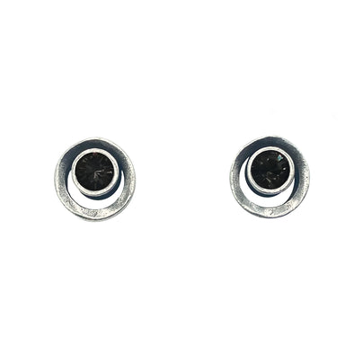 Eye Spy Diamond Earrings by Patricia Locke - Black