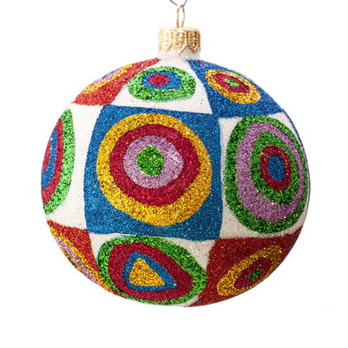 Thomas Glenn Holidays 'Circles VS Squares' Ornament