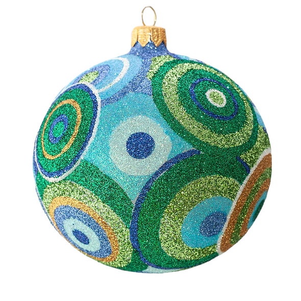 Thomas Glenn Holidays Blue Axis Ornament