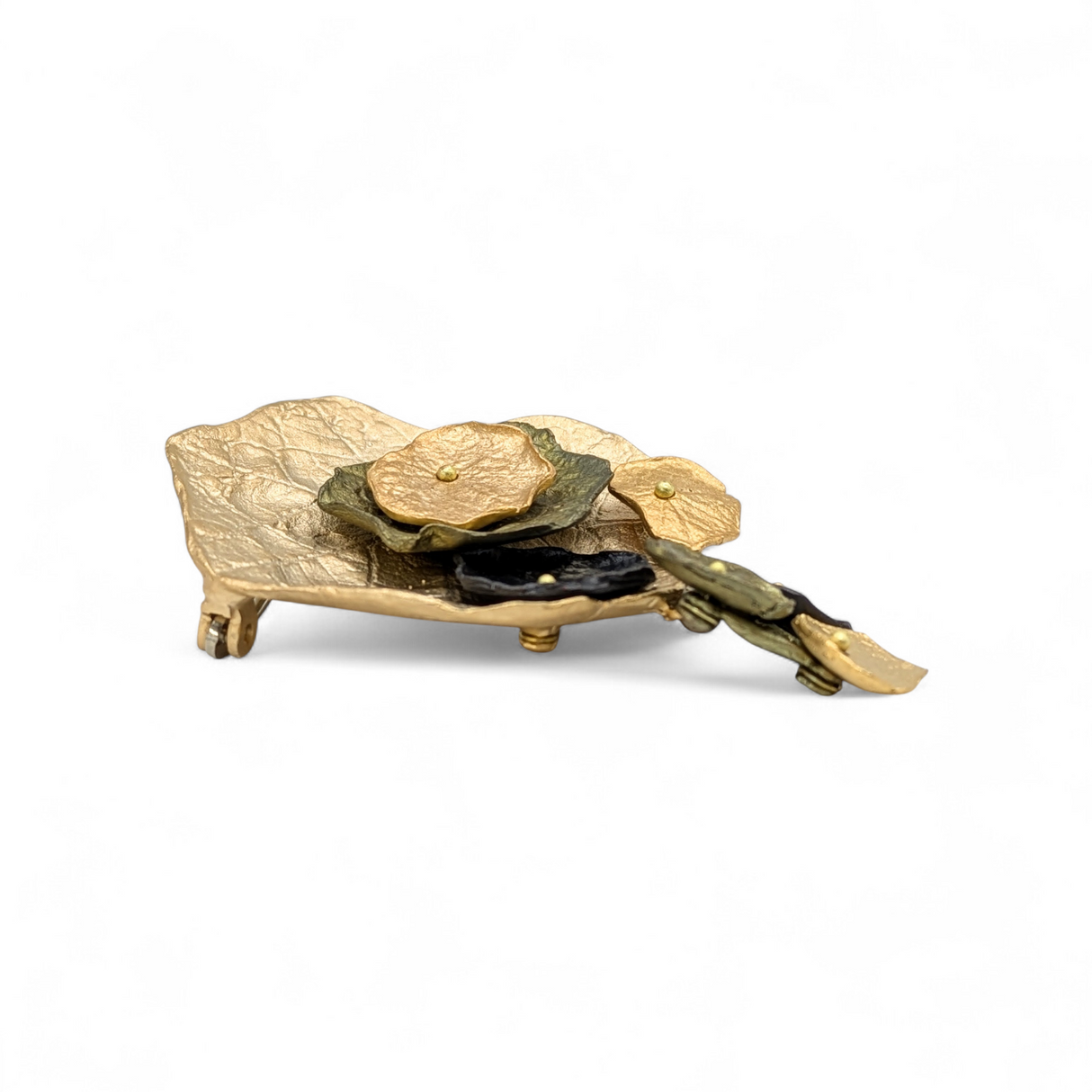 Nasturtium Brooch