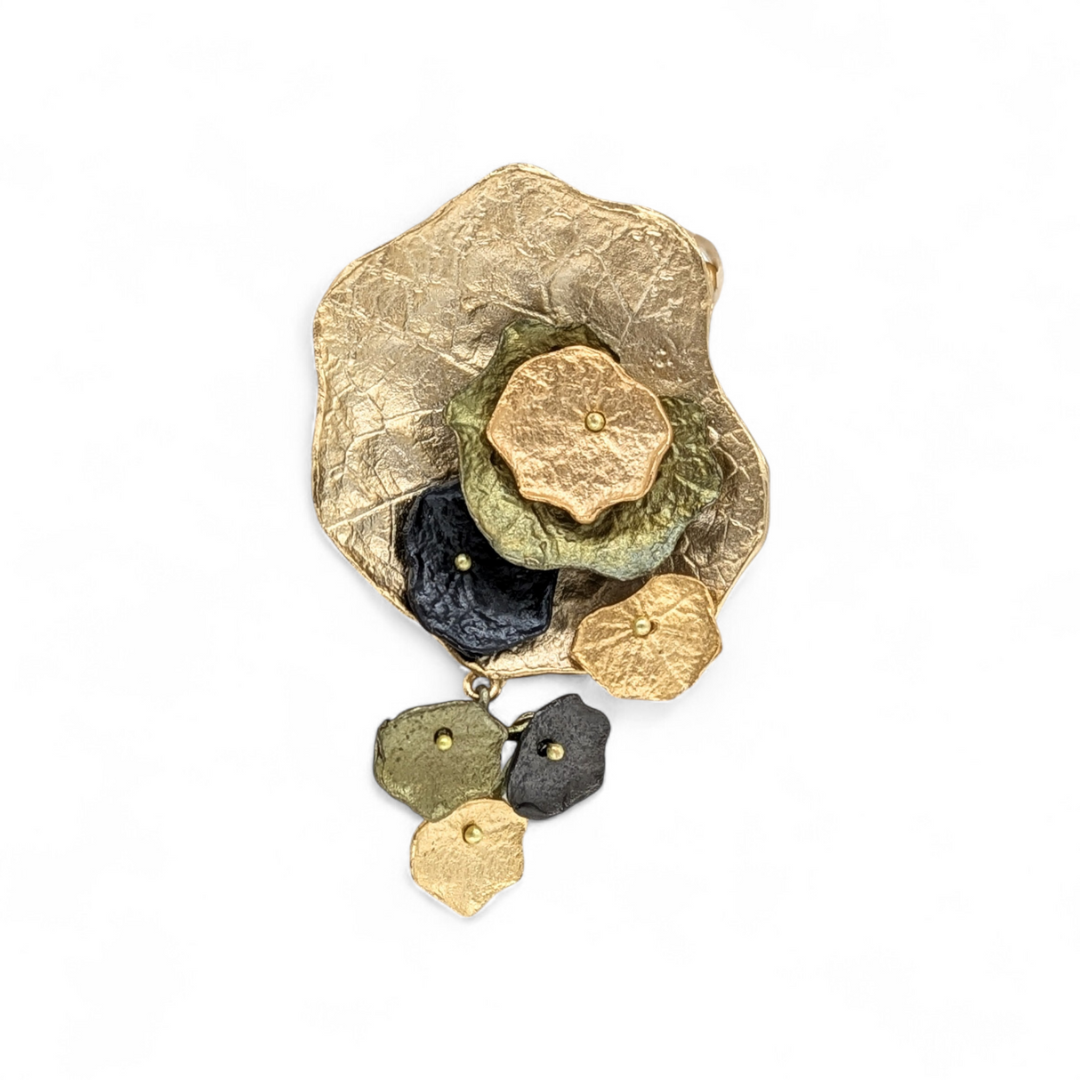 Nasturtium Brooch