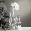 Glass Snowflake Vase