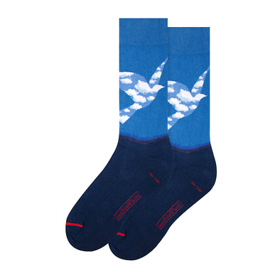 Magritte 'Sky Bird' Socks