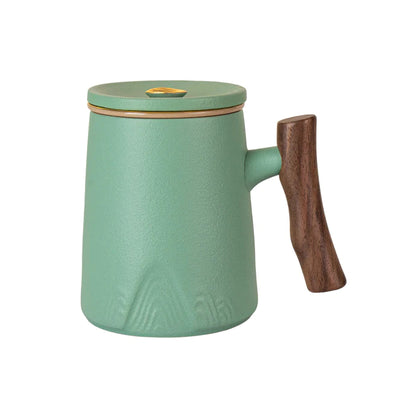 Tea Mug with Infuser - Light Green