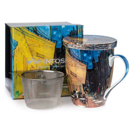 Van Gogh 'Café Terrace' Tea Infuser Mug