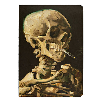 Van Gogh 'Smoking Skull' Dot Grid Notebook