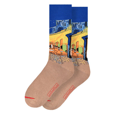 Van Gogh 'Café Terrace' Knit Socks
