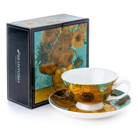 Van Gogh 'Sunflowers' Cup & Saucer Set