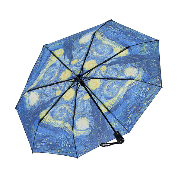 Van Gogh 'Starry Night' Travel Umbrella