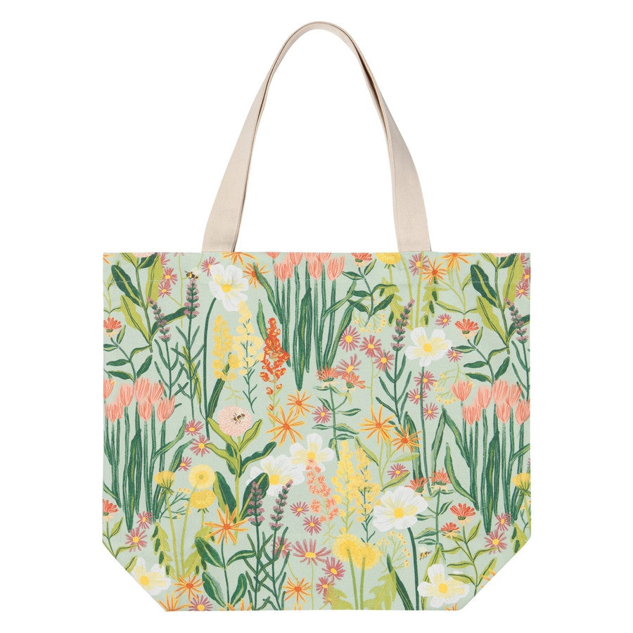 Bees & Blooms Tote Bag