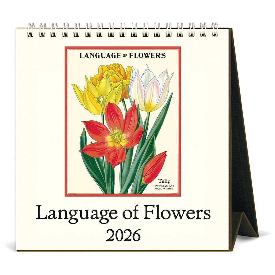 2026 Language of Flowers Desk Calendar