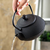 Black Hobnail Teapot