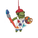 Andre Artist Frog Ornament