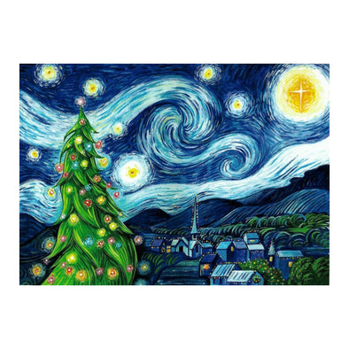 Silent Night, Starry Night Boxed Holiday Cards