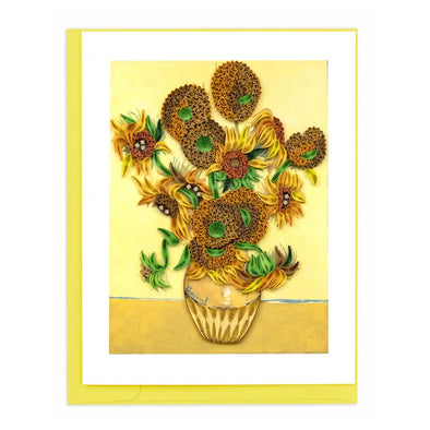 Van Gogh Sunflowers Quilling Card
