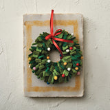 Felt Pom Pom Wreath Ornament