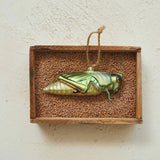 Glass Grasshopper Ornament