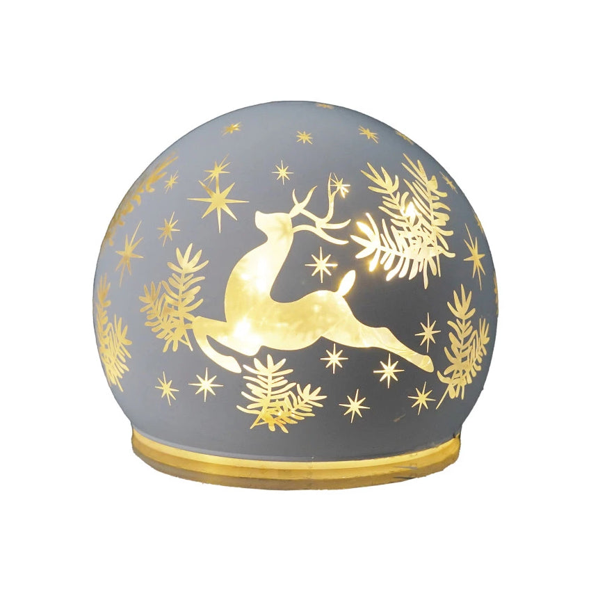 LED Reindeer Orb