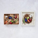 Glass Vegetable Ornament Set