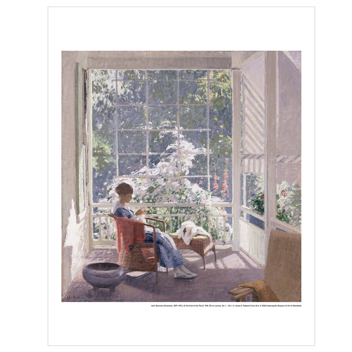 John Sharman, 'At the End of the Porch' Print
