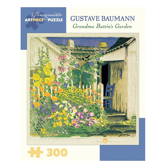 Gustave Baumann Grandma Battin's Garden Jigsaw Puzzle