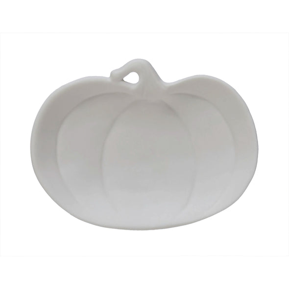 White Pumpkin Stoneware Dish