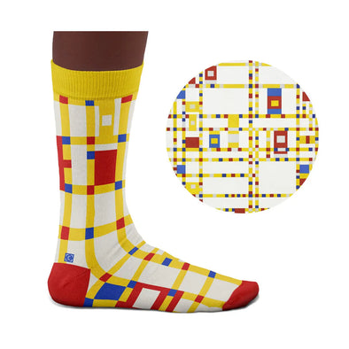 Mondrian Boogie Woogie Socks
