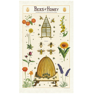 Bees & Honey Tea Towel