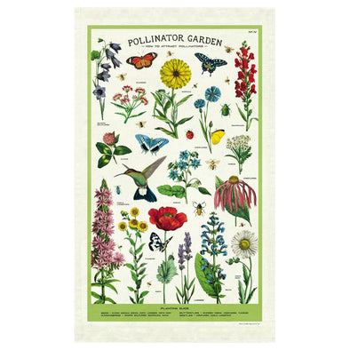 Pollinator Garden Tea Towel