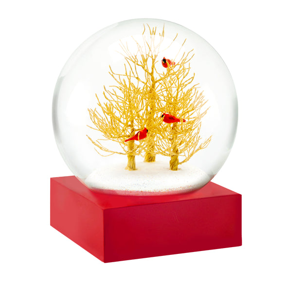 Golden Boughs Snow Globe