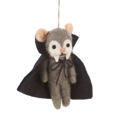 Victor the Vampire Felted Ornament