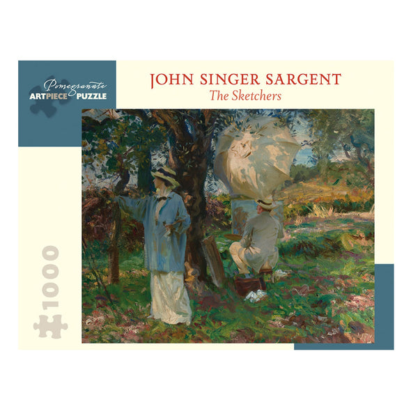 John Singer Sargent The Sketchers Jigsaw Puzzle