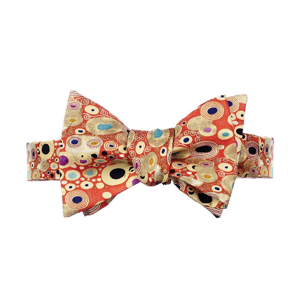 Red Klimt Bow Tie