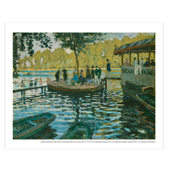 Monet 'La Grenouillère' Print