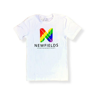 Unisex Newfields LGBTQ Pride Shirt - White