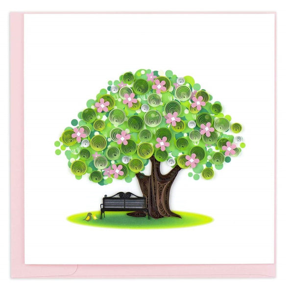 Spring Tree Quilling Card