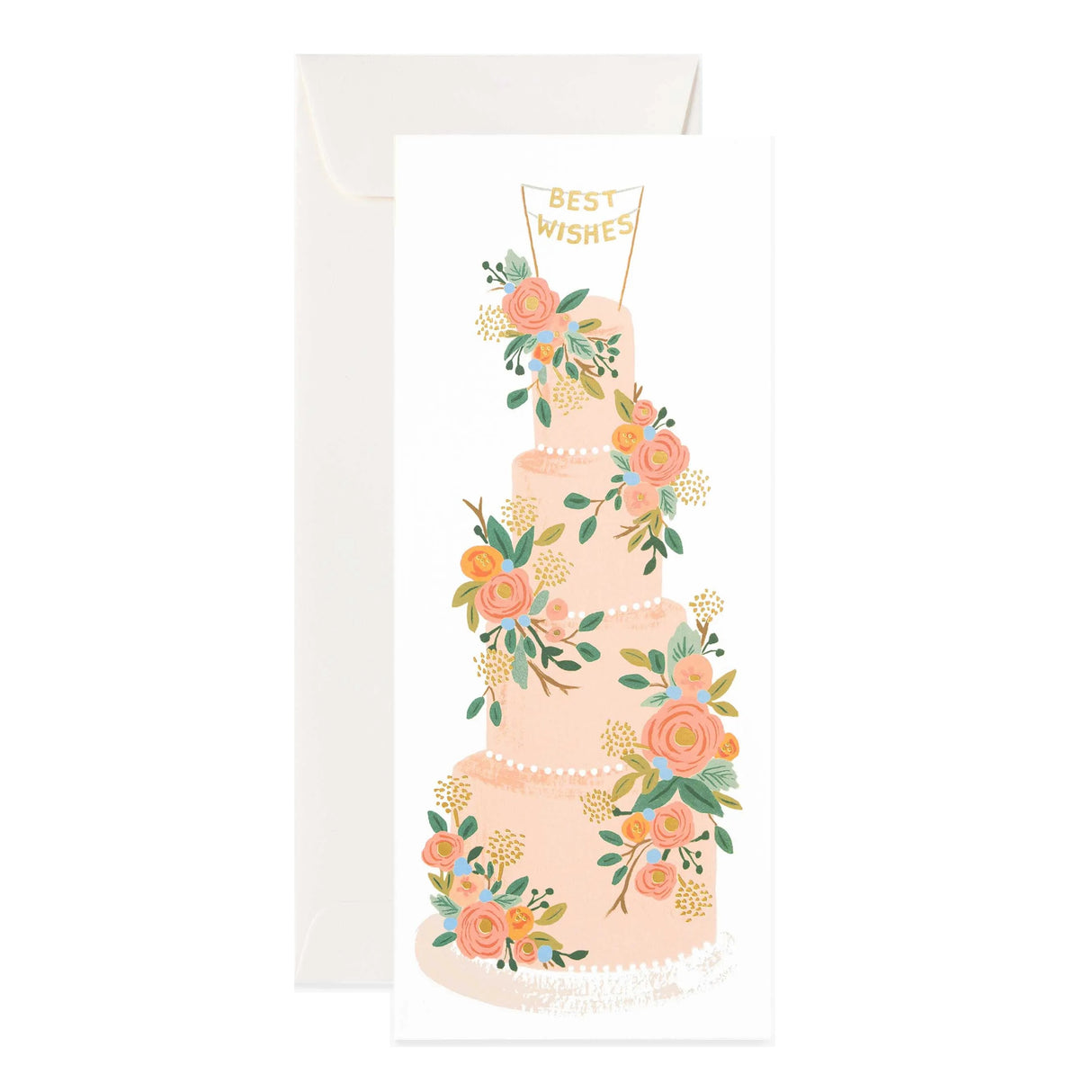 Tall Wedding Cake Card