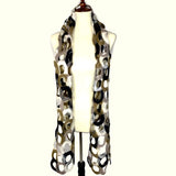 Neutral Felted Ring Scarf