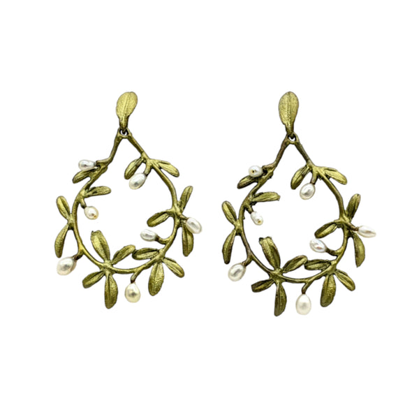 Garden Vine Loop Earrings