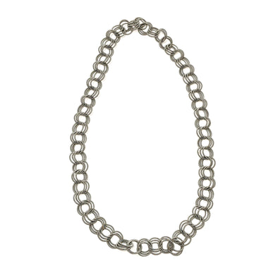 Long Piano Wire Infinity Chain Necklace