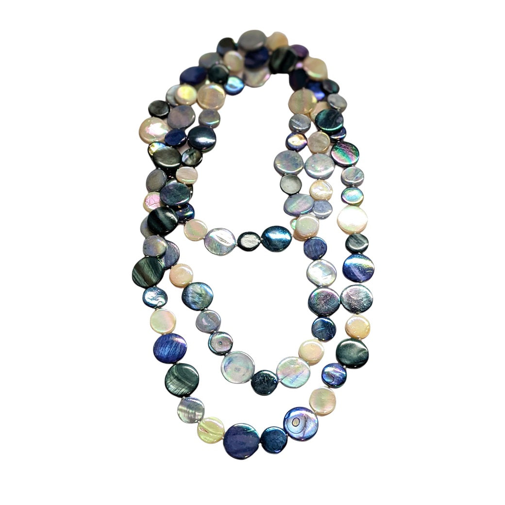 Single Strand Mother of Pearl Necklaces