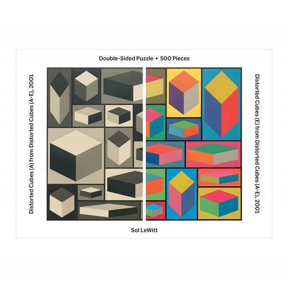 Sol LeWitt Distorted Cubes Jigsaw Puzzle
